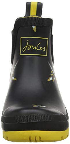 Joules Wellibob Botas de agua mujer, Black (Black Metallic Bees Blkmtlbees), 36 EU (3 UK)