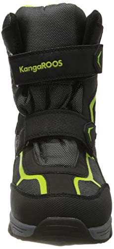 KangaROOS K-Trooper V RTX, Botas de Nieve Unisex Adulto, Negro (Jet Black/Lime 5008), 41 EU