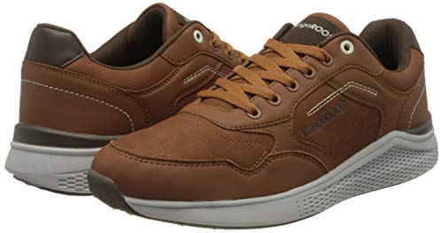 KangaROOS KA-Leaf, Zapatos para Nieve Hombre, Coñac Dk Brown, 42 EU