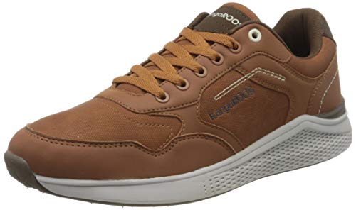 KangaROOS KA-Leaf, Zapatos para Nieve Hombre, Coñac Dk Brown, 42 EU