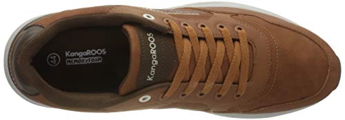 KangaROOS KA-Leaf, Zapatos para Nieve Hombre, Coñac Dk Brown, 42 EU