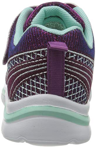 KangaROOS KangaGirl EV II, Zapatillas para Niñas, Dk Berry Mint, 34 EU