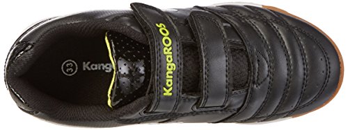 KangaROOS Power Court, Zapatillas, Black/White/Lime 508, 28 EU