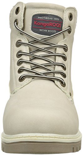 KangaROOS Riveter W I, Botas Desert Mujer, Blanco Crudo, 39 UE