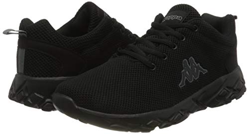 Kappa Cliffin Knt OC, Zapatillas Unisex Adulto, 1111 Black, 36 EU