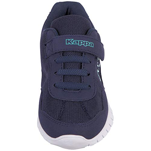 Kappa Follow, Zapatillas Unisex niños, 6737 Azul Marino Menta, 32 EU