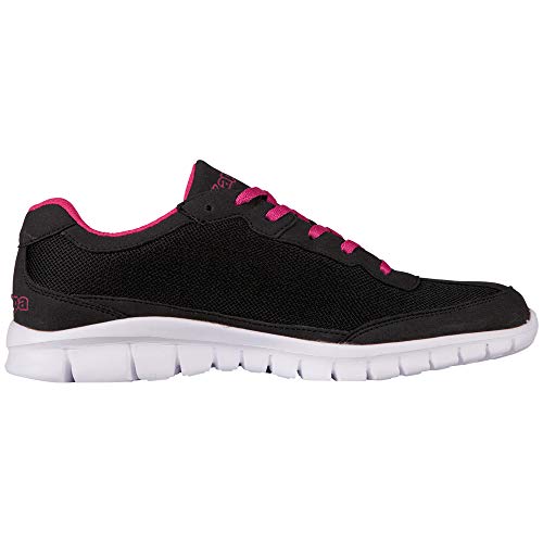 Kappa Rocket, Zapatillas Unisex Adulto, Negro (Black/l`Pink 1127), 39 EU