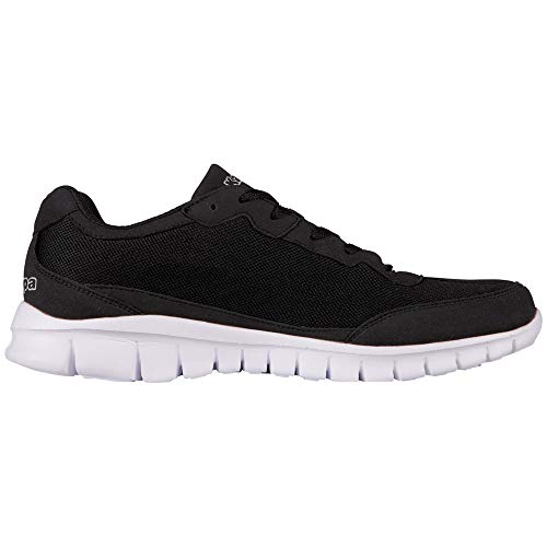 Kappa Rocket, Zapatillas Unisex Adulto, Negro (Black/White 1110), 37 EU