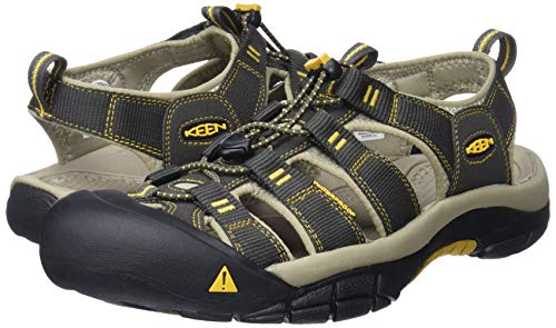 Keen Newport H2, Sandalias Punta Cerrada Hombre, Gris (Raven/Aluminum 0), 43