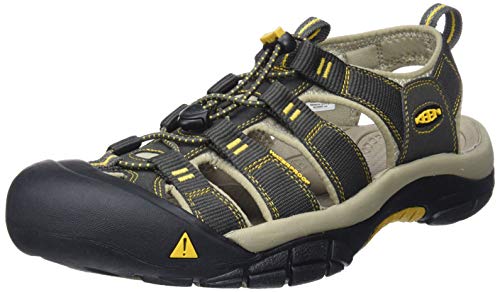 Keen Newport H2, Sandalias Punta Cerrada Hombre, Gris (Raven/Aluminum 0), 43