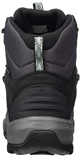 KEEN Revel 4 Polar Mid Height Waterproof, Botas para Nieve Mujer, Negro Harbor Gris, 35 EU