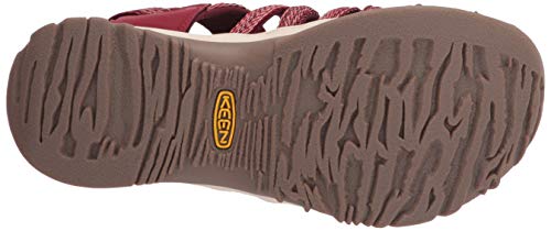 KEEN Women's Whisper Sport Sandal, Red Dahlia, 7.5