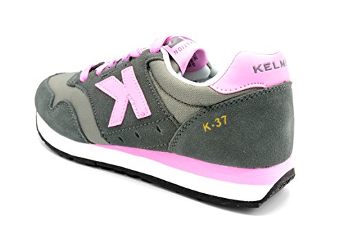 Kelme K-37 Grafito/Rosa - Zapatilla Retro Running (41)