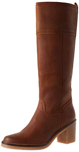 Kickers Averno, Botas de Moda Mujer, Camello Naranja, 40 EU