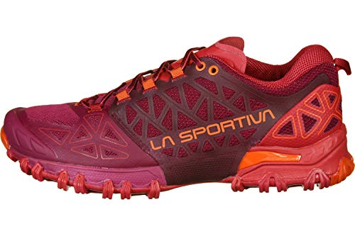 LA SPORTIVA Bushido II Woman, Zapatillas de Trail Running Mujer, Beet/Garnet, 38.5 EU