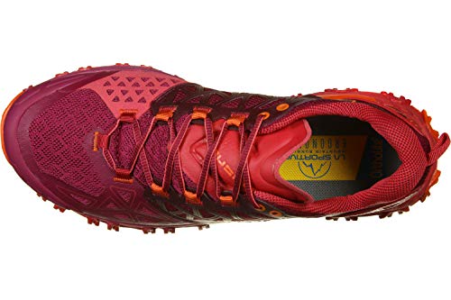 LA SPORTIVA Bushido II Woman, Zapatillas de Trail Running Mujer, Beet/Garnet, 38.5 EU