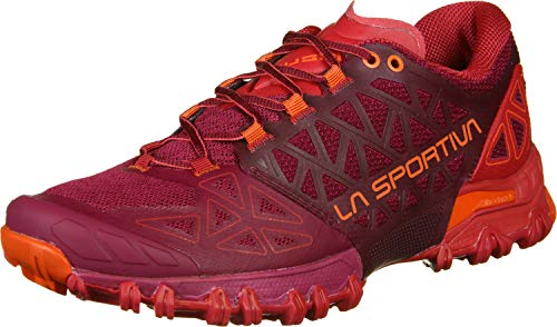 LA SPORTIVA Bushido II Woman, Zapatillas de Trail Running Mujer, Beet/Garnet, 38.5 EU