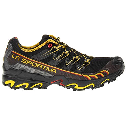 La Sportiva Ultra Raptor, Zapatillas de Running Hombre, Negro/Amarillo, 44.5