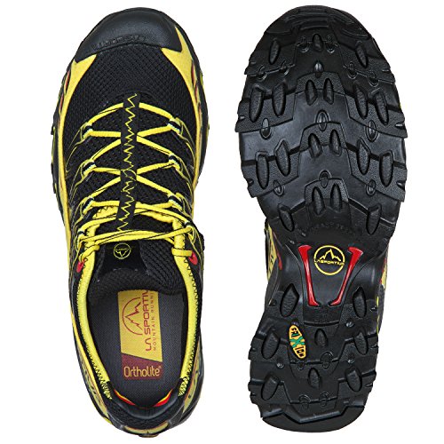 LA SPORTIVA Ultra Raptor, Zapatillas de Trail Running Unisex Adulto, Black Signature, 42 EU