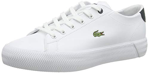 Lacoste Gripshot 0721 1 Cuj, Zapatillas Unisex Adulto, Wht Dk Grn, 37 EU