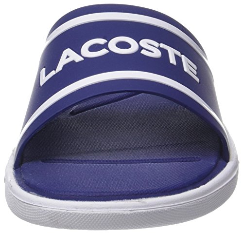 Lacoste L.30 Slide 118 1 Caw, Chanclas Mujer, Morado (Dk Violet PURP/Wht), 37 EU