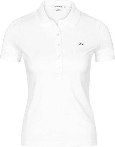 Lacoste Pf6949, Polo Para Mujer, Blanco (Blanc), 46