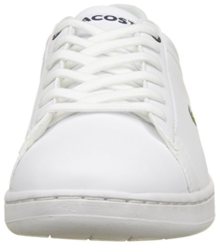 Lacoste Sport Carnaby EVO BL 1 SPJ, Bajos Infantil, Multicolor (Wht/nvy), 36 EU ( 3.5 UK )