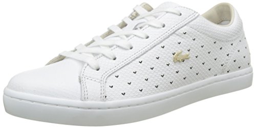 Lacoste Straightset 117 3 Caw, Bajos Mujer, Blanco (Wht), 42 EU