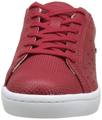 Lacoste Straightset 117 3 Caw, Bajos Mujer, Rojo (Dk Red), 35.5 EU