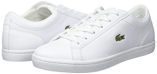 Lacoste Straightset BL 1 SPW, Zapatillas Mujer, White, 37 EU