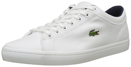 Lacoste Straightset Bl 2 CAM, Zapatillas Hombre, Blanco (Wht 001), 40 EU