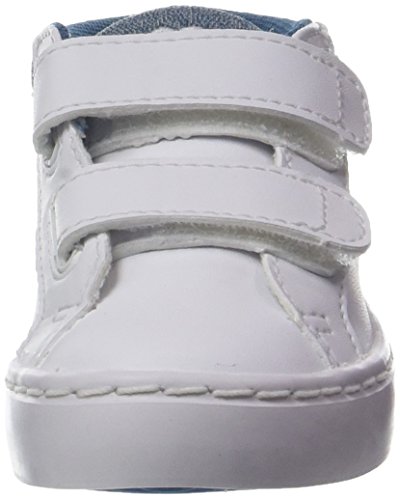 Lacoste Straightset Chukka 317 1, Entrenadores Unisex niños, Blanco (Wht/BLU), 24 EU