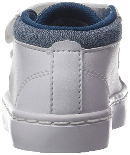 Lacoste Straightset Chukka 317 1, Entrenadores Unisex niños, Blanco (Wht/BLU), 24 EU