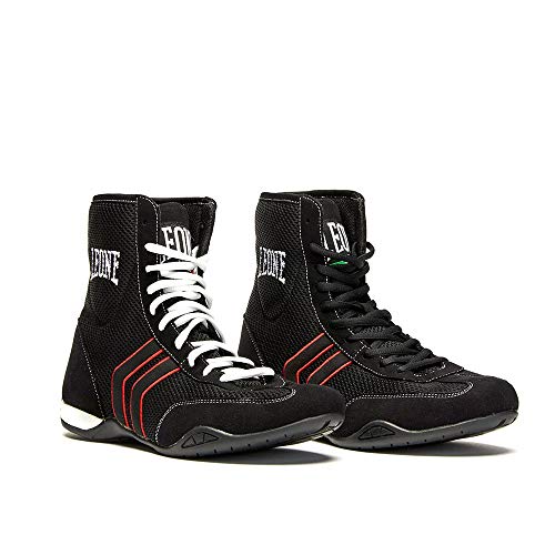 Leone 1947 - Hermes Boxing Shoes, Hermes - Botas de Boxeo Unisex - Adulto, Unisex Adulto, CL188, Negro, 38 EU