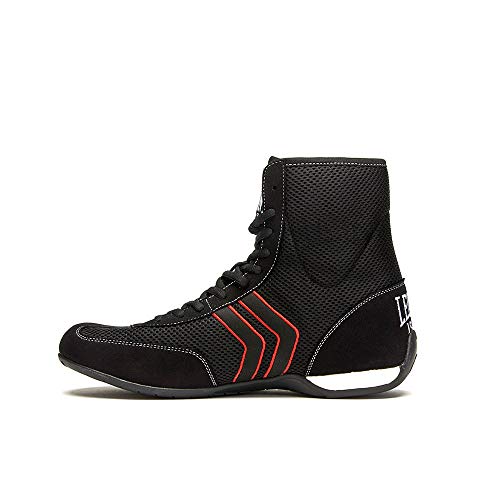 Leone 1947 - Hermes Boxing Shoes, Hermes - Botas de Boxeo Unisex - Adulto, Unisex Adulto, CL188, Negro, 38 EU