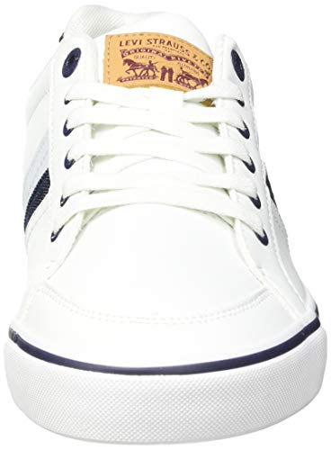 LEVIS FOOTWEAR AND ACCESORIAS Turner, zapatos de hombre, blanco, 43