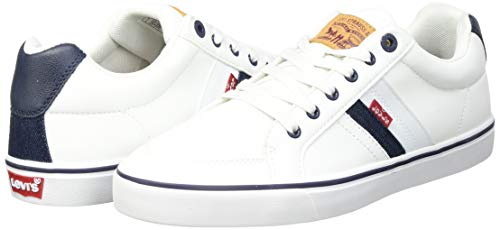 LEVIS FOOTWEAR AND ACCESORIAS Turner, zapatos de hombre, blanco, 43