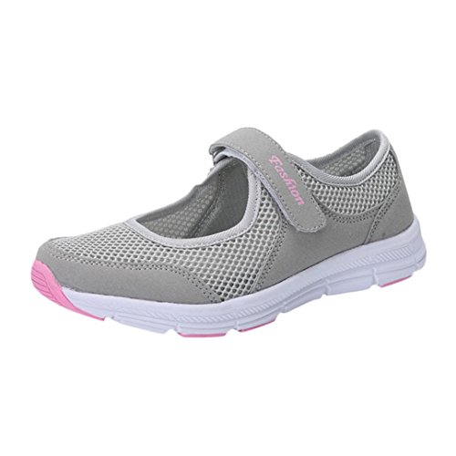 Logobeing Zapatosde Mujer Zapatillas Respirable Mocasines Deportes Casual Sandalias Antideslizantes Fitness Correr Calzado Deportivo Zapatilla Malla Plataforma