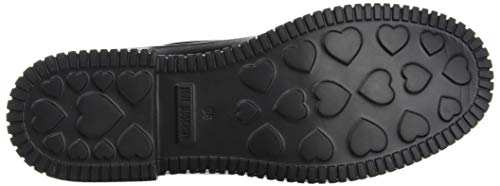 Love Moschino JA10273G0BJA0, Oxford Mujer, Negro, 37 EU