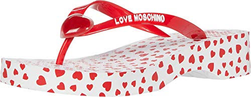 Love Moschino - Shoes Flip Flops - All Men's - Love Moschino Wedge Flip Flops in Red - red - EU 41