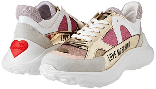 Love Moschino SS21, Zapatillas Mujer, Rosa, 38 EU