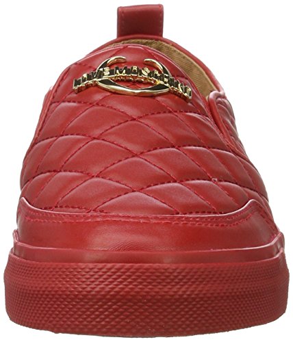 Love Moschino W.Sneakers, Mocasines Mujer, Rojo (Red), 40 EU