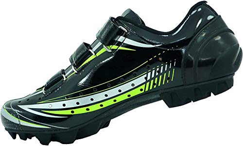 LUCK Zapatilla de Ciclismo Master, con Suela de Carbono y Triple Tira de Velcro para una sujeción (41 EU)