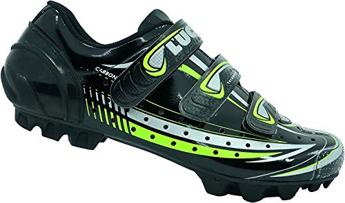 LUCK Zapatilla de Ciclismo Master, con Suela de Carbono y Triple Tira de Velcro para una sujeción (41 EU)