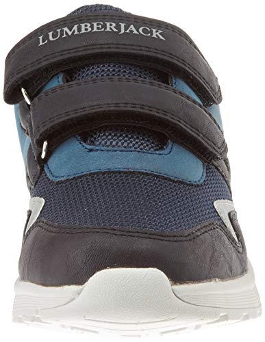 Lumberjack Swing, Zapatillas de Gimnasia Unisex Niños, Azul (Navy Blue/Grey M0049), 30 EU