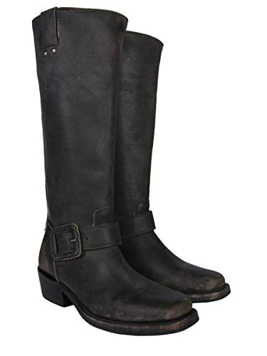 Luxury Fashion | Ash Mujer NICOSTONEWASHCALBLACK Negro Botas | Temporada Outlet