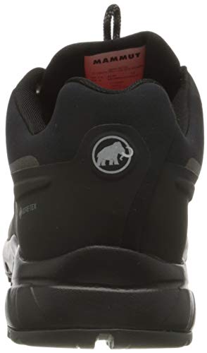 Mammut Ultimate Pro Low Gtx, Zapatillas de Senderismo para Mujer, Negro (Black/Black 000), 38 2/3 EU