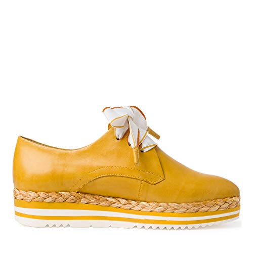 MARCO TOZZI by Guido Maria Kretschmer 2-2-83700-26 Veloursleder Sneaker, Zapatillas Mujer, Saffron Nappa, 39 EU