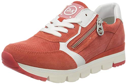 MARCO TOZZI by Guido Maria Kretschmer 2-2-83703-26 Veloursleder Sneaker, Zapatillas Mujer, Fire Comb, 36 EU