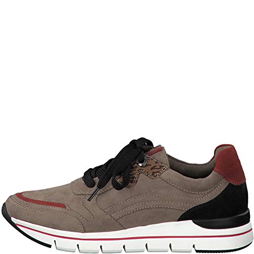 Marco Tozzi Earth Edition 2-2-23772-25 Sneaker, Zapatillas Mujer, Taupe Combi, 40 EU